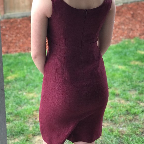 🥀💫BODEN Maroon Midi Dress💫🥀 - Picture 4 of 6